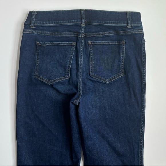 Spanx Ankle Skinny Pull On Jeans Midnight Shade Size Large Style no. 20342R - Picture 14 of 14